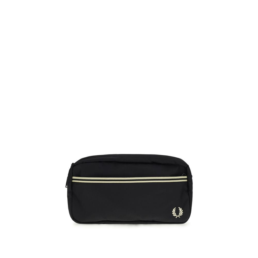 Black Recycled Polyamide Shoulder Bag