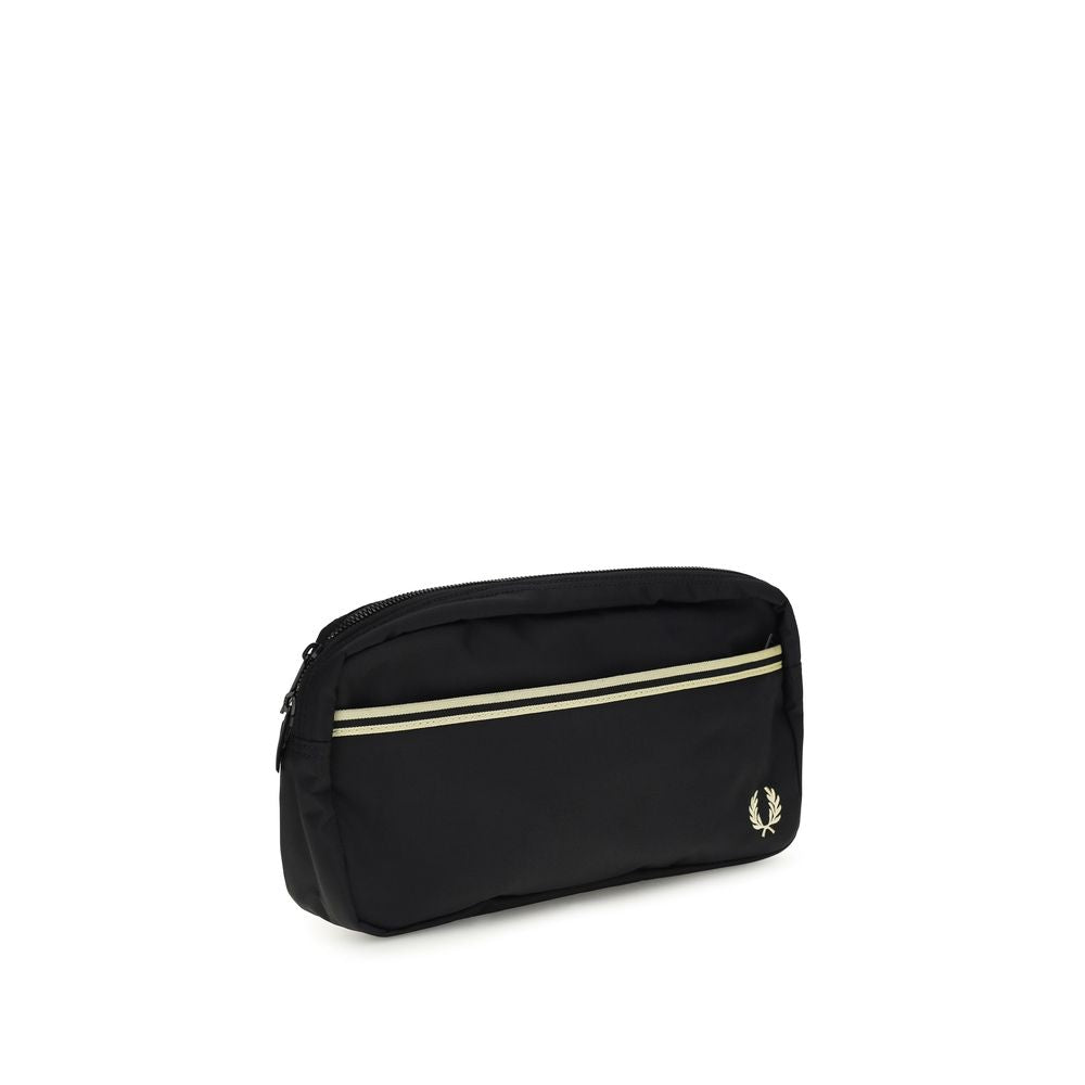 Black Recycled Polyamide Shoulder Bag