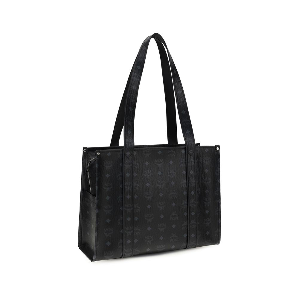 Black Fabric Shoulder Bag