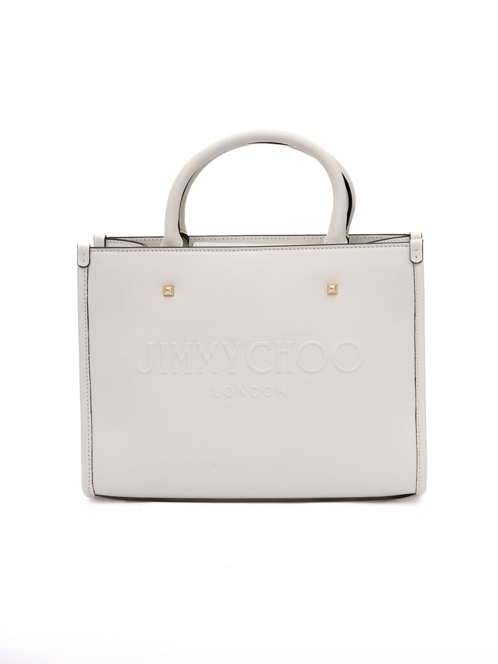 White Avenue S Tote Leather Handbag
