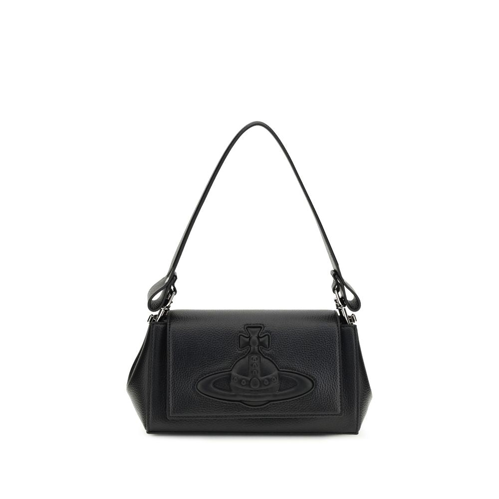 Black Polyethylene Shoulder Bag