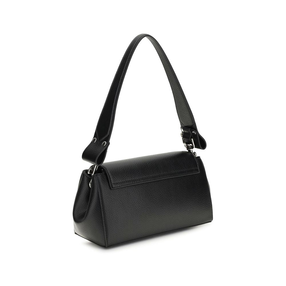 Black Polyethylene Shoulder Bag