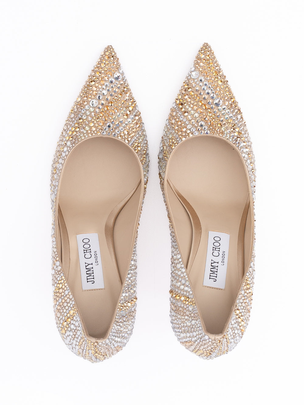 Lodičky Gold Mix Crystal Love 85