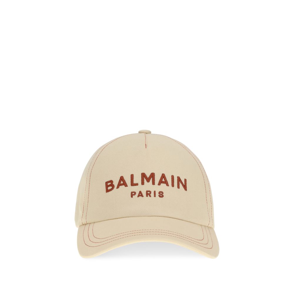 Beige Cotton Cap (Baseball Hat)