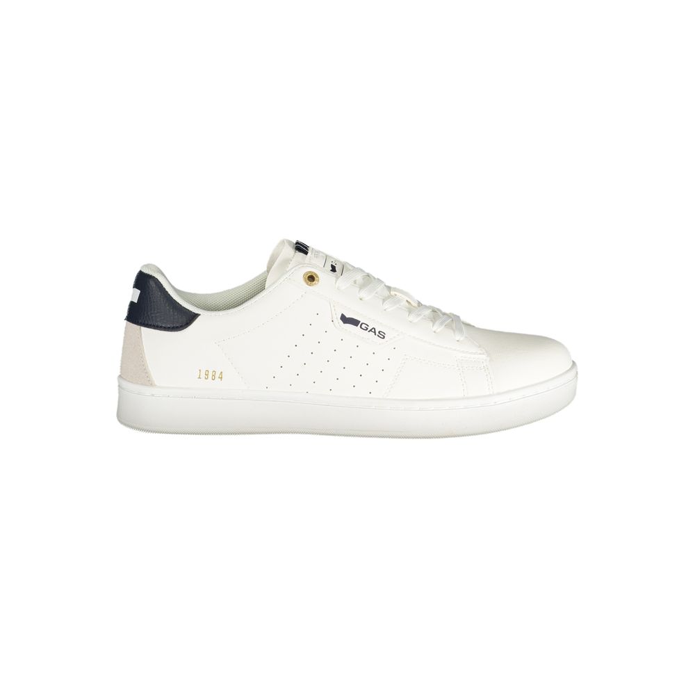 Bianco Polyurethane Men Sneaker