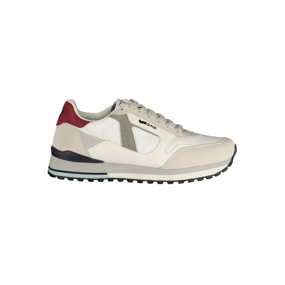 White Polyurethane Men's Sneaker