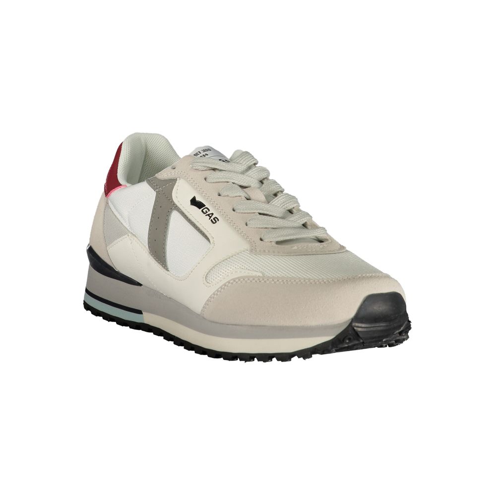 White Polyurethane Men's Sneaker