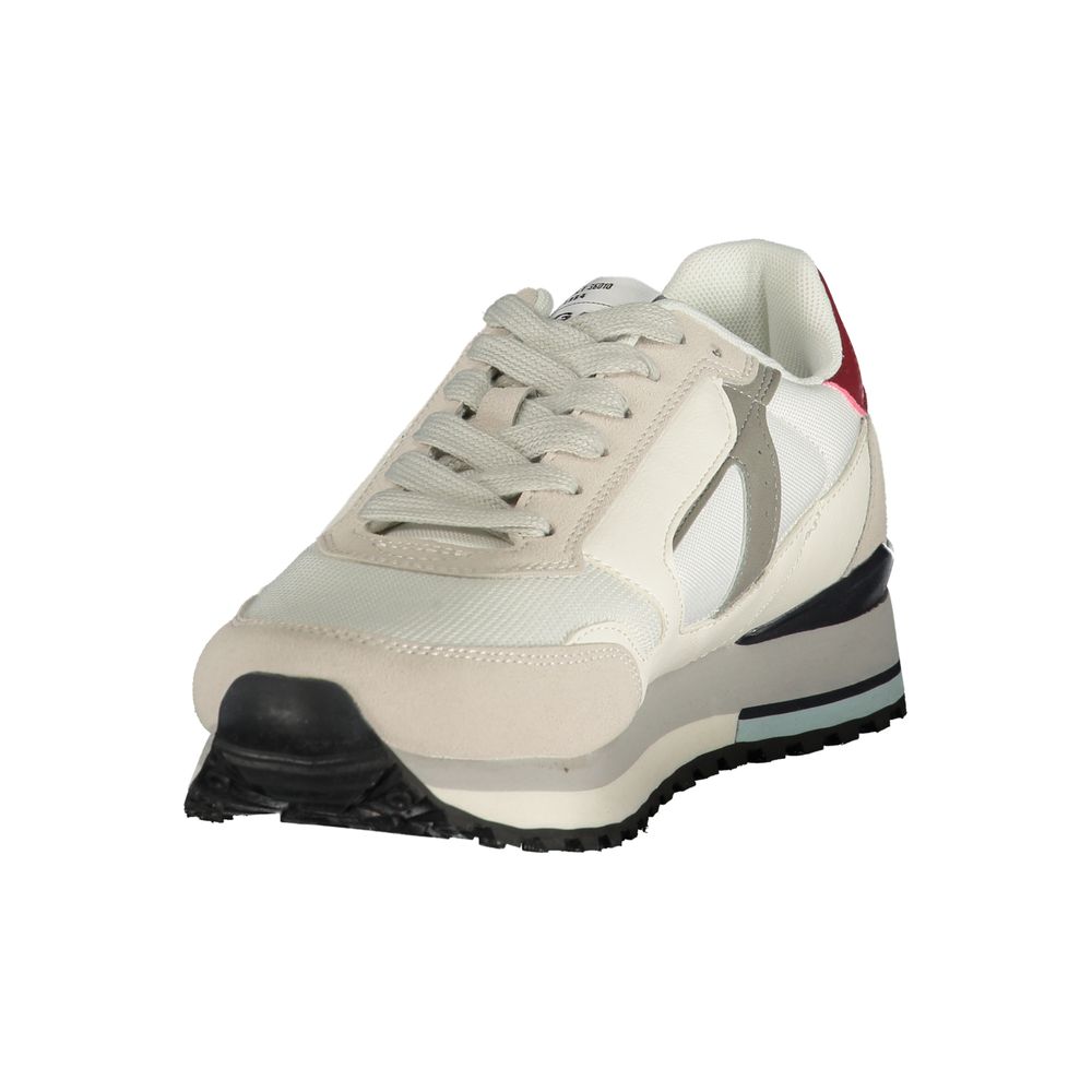 White Polyurethane Men's Sneaker