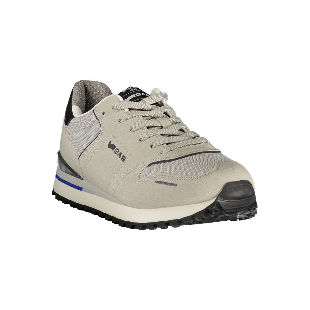 Grigio Polyurethane Men Sneaker