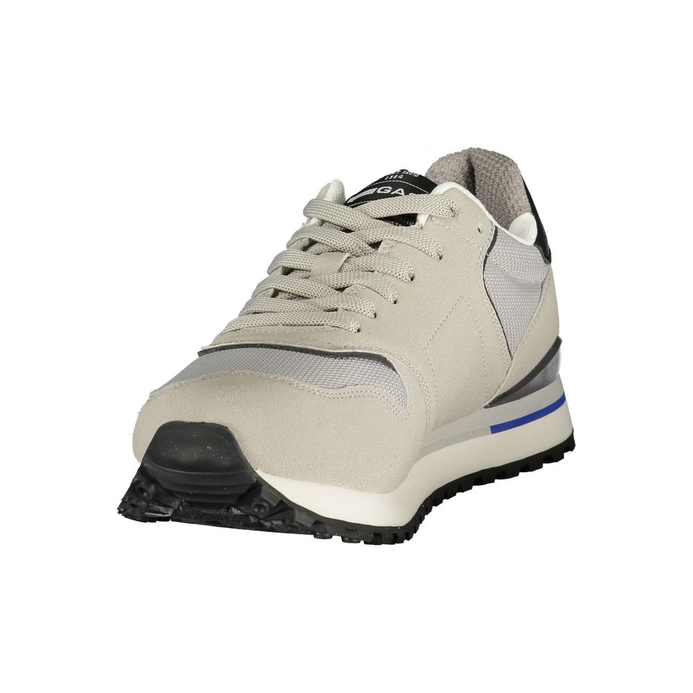 Grigio Polyurethane Men Sneaker