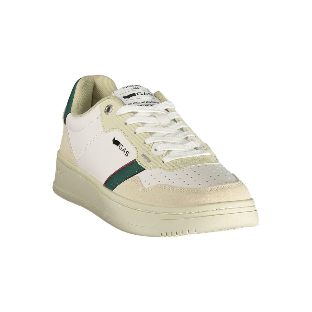 White Polyurethane Men's Sneaker