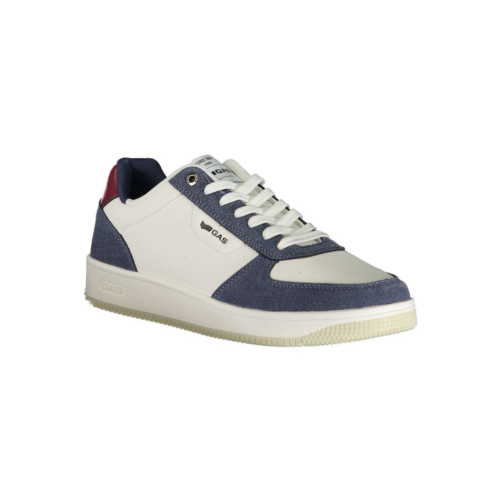 White Polyurethane Men Sneaker