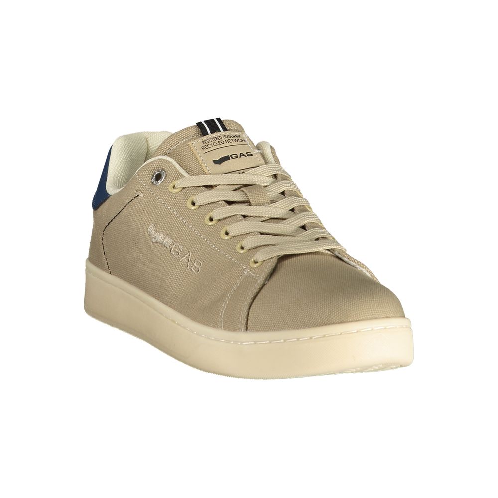 Beige Polyester Men Sneaker