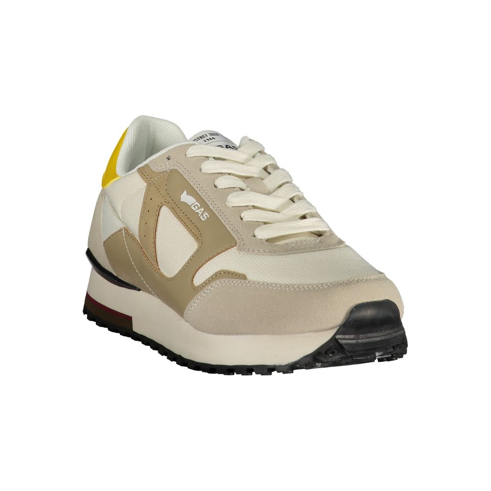 Bianco Polyurethane Men Sneaker