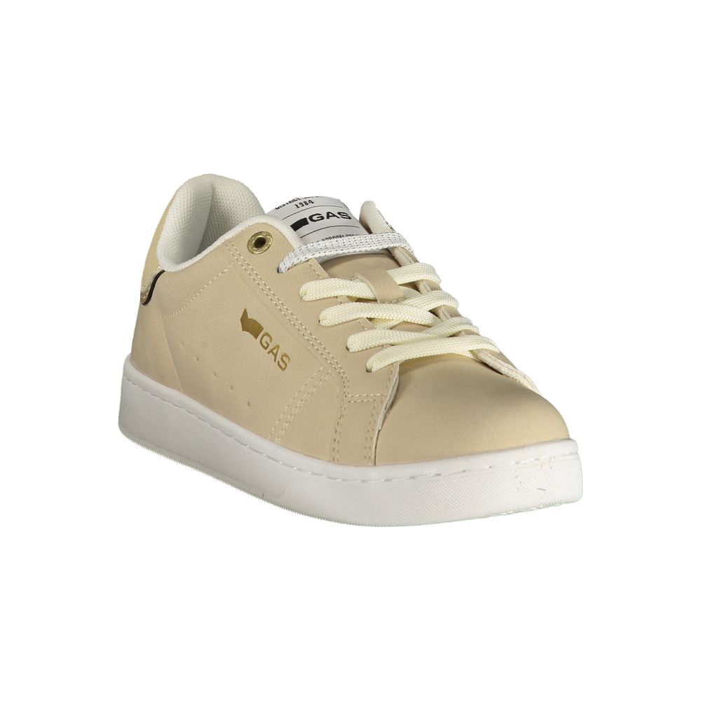 Beige Polyester Women Sneaker