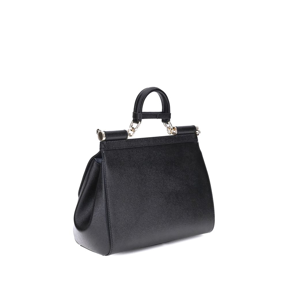 Black Calf Leather Bos Taurus Handbag