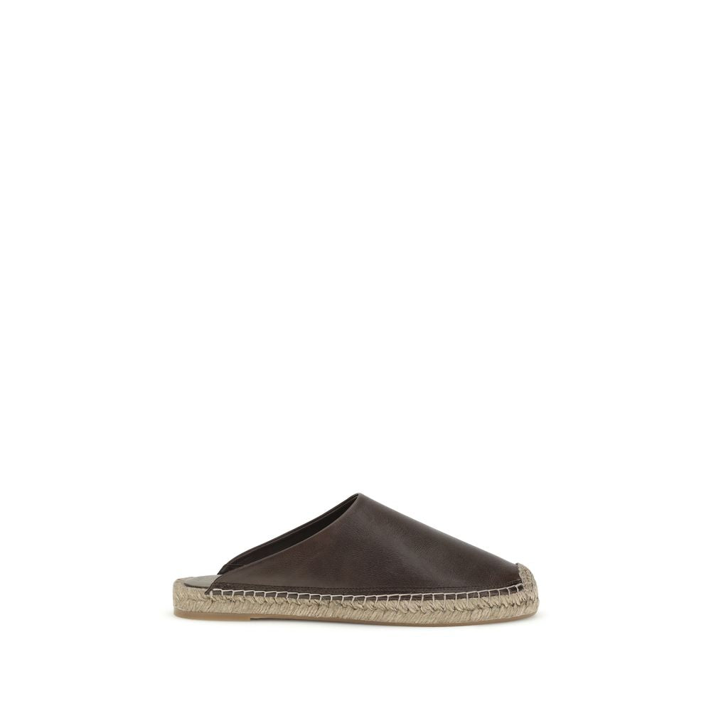 Hnědé espadrilky z teletinkové kůže Bos Taurus
