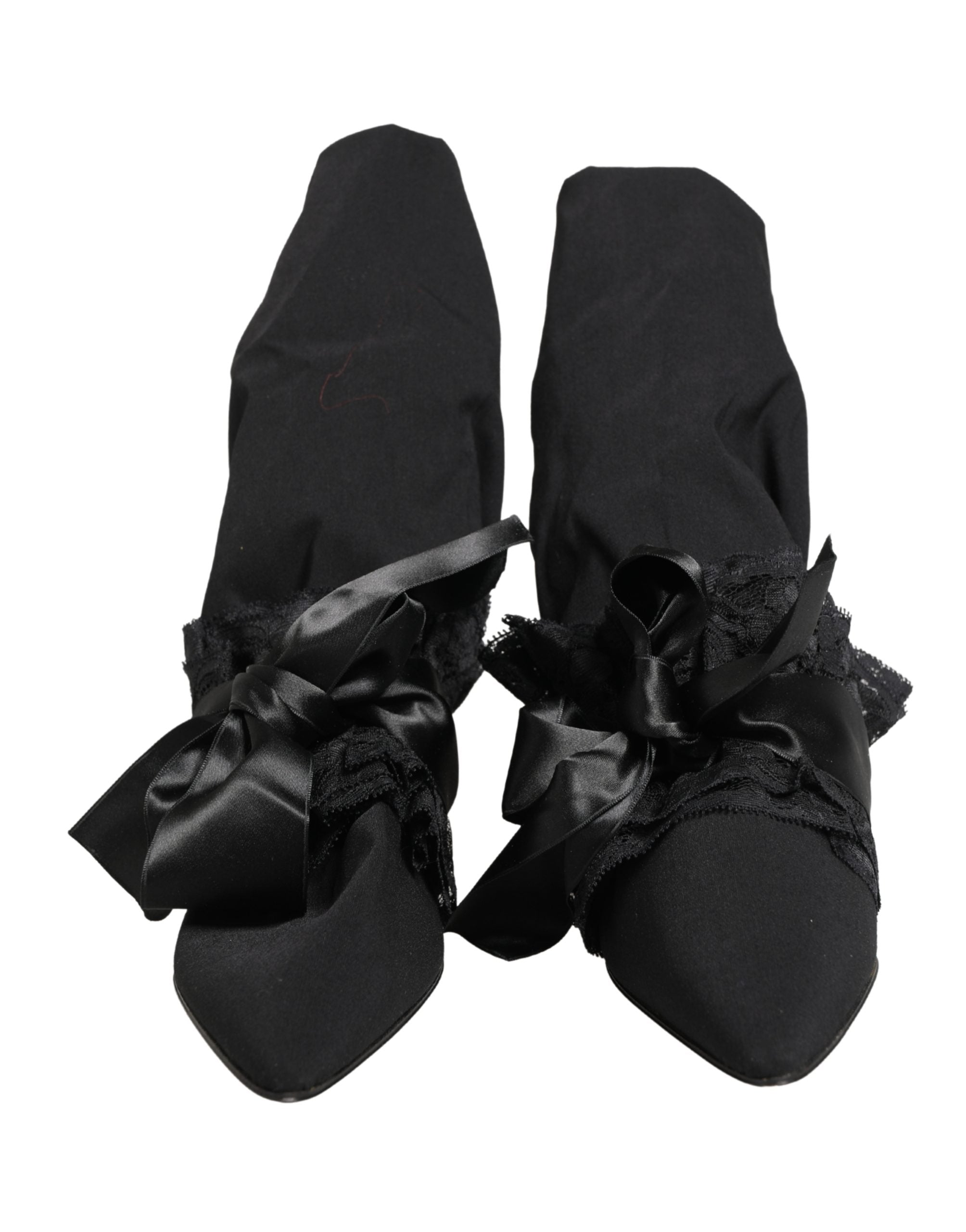 Černé semišové kozačky do půli lýtek