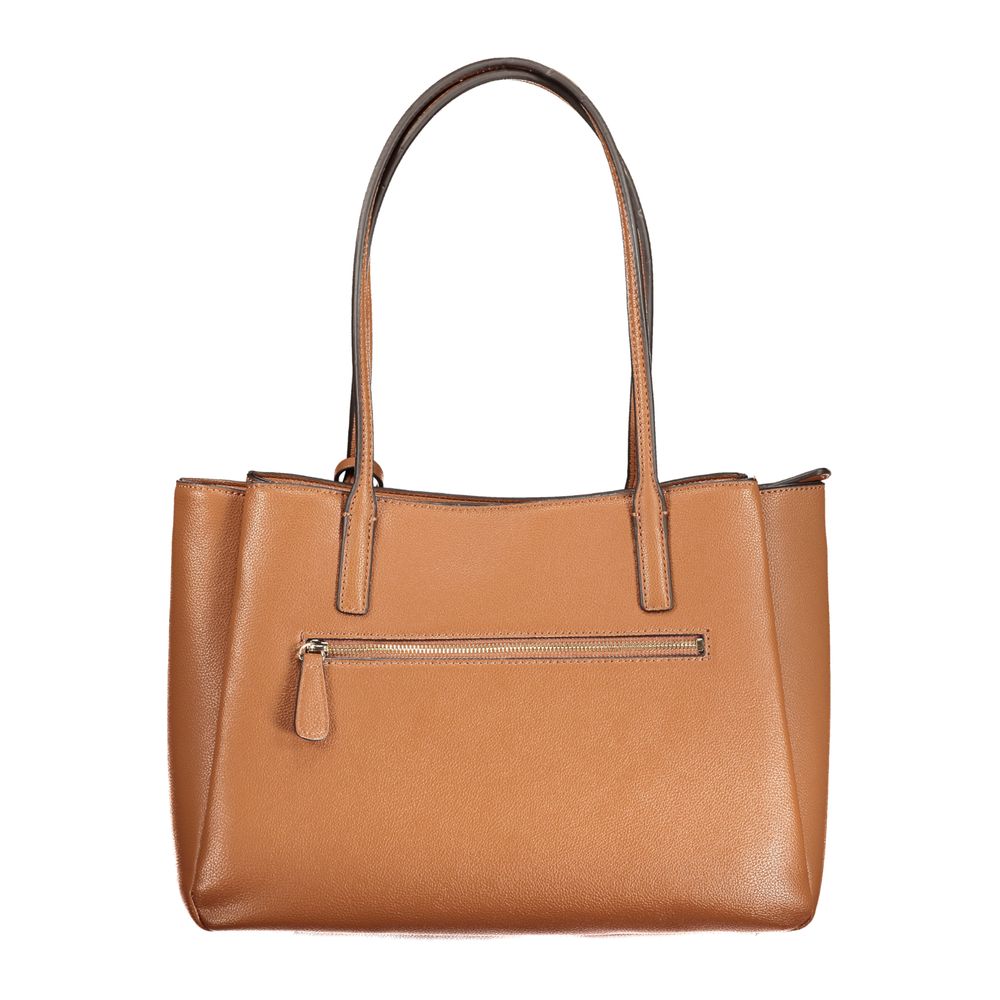 Marrone Poliuretano Women Handbag