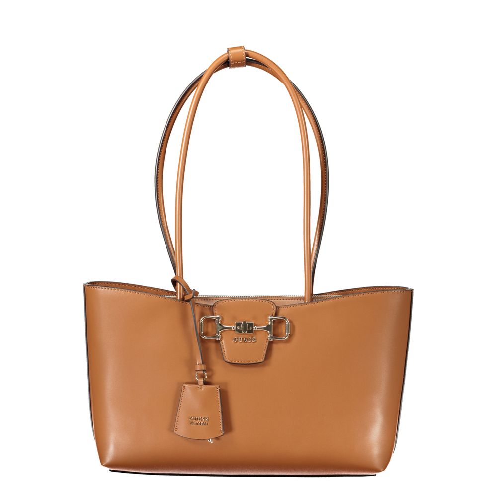 Marrone Poliuretano Women Handbag