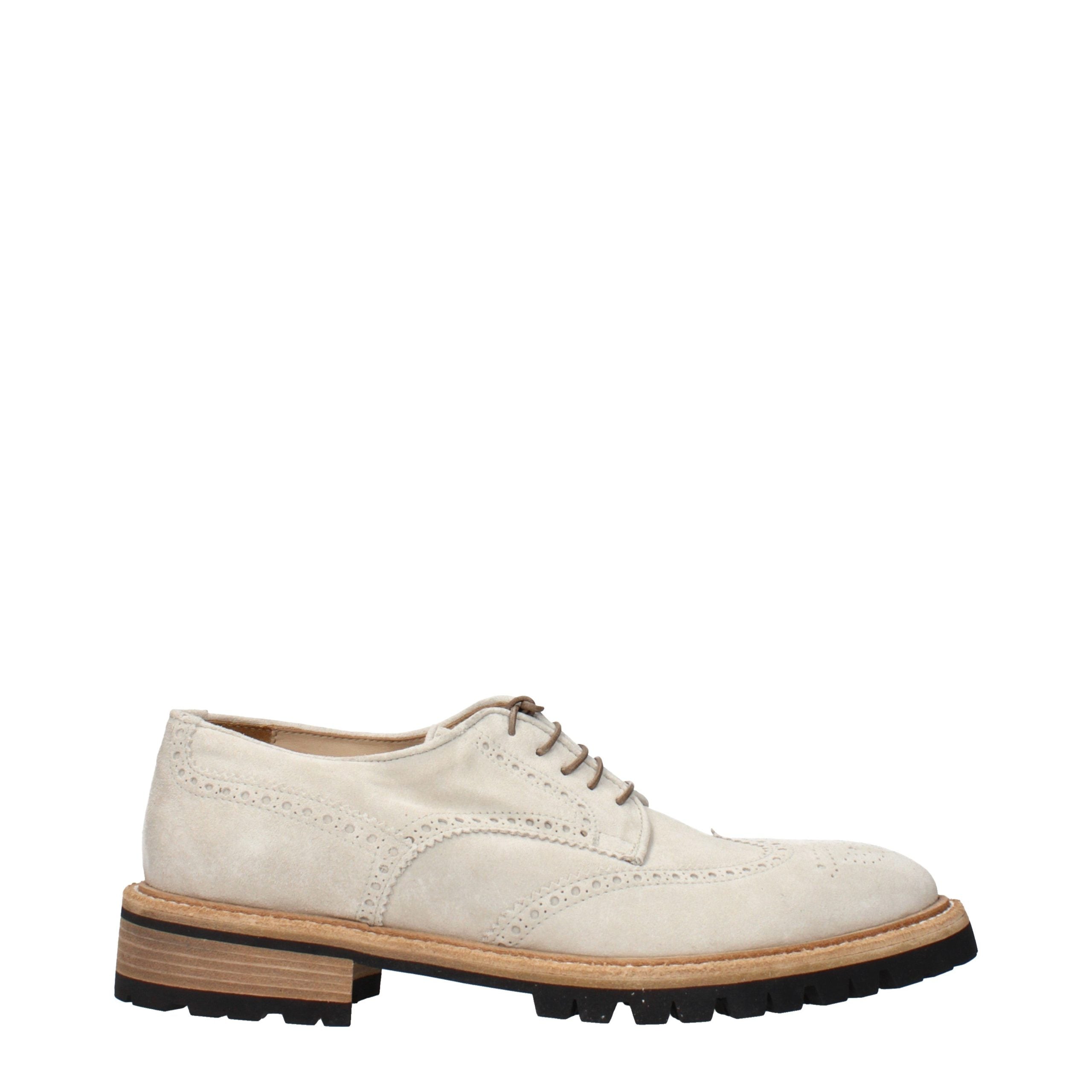 Gray Leather Oxfords And Derbies