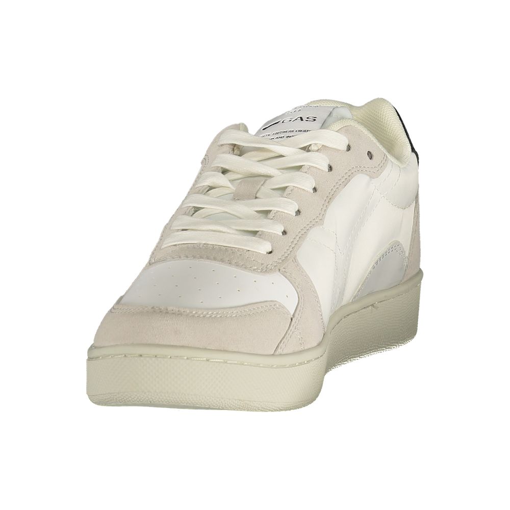 Bianco Polyester Men Sneaker