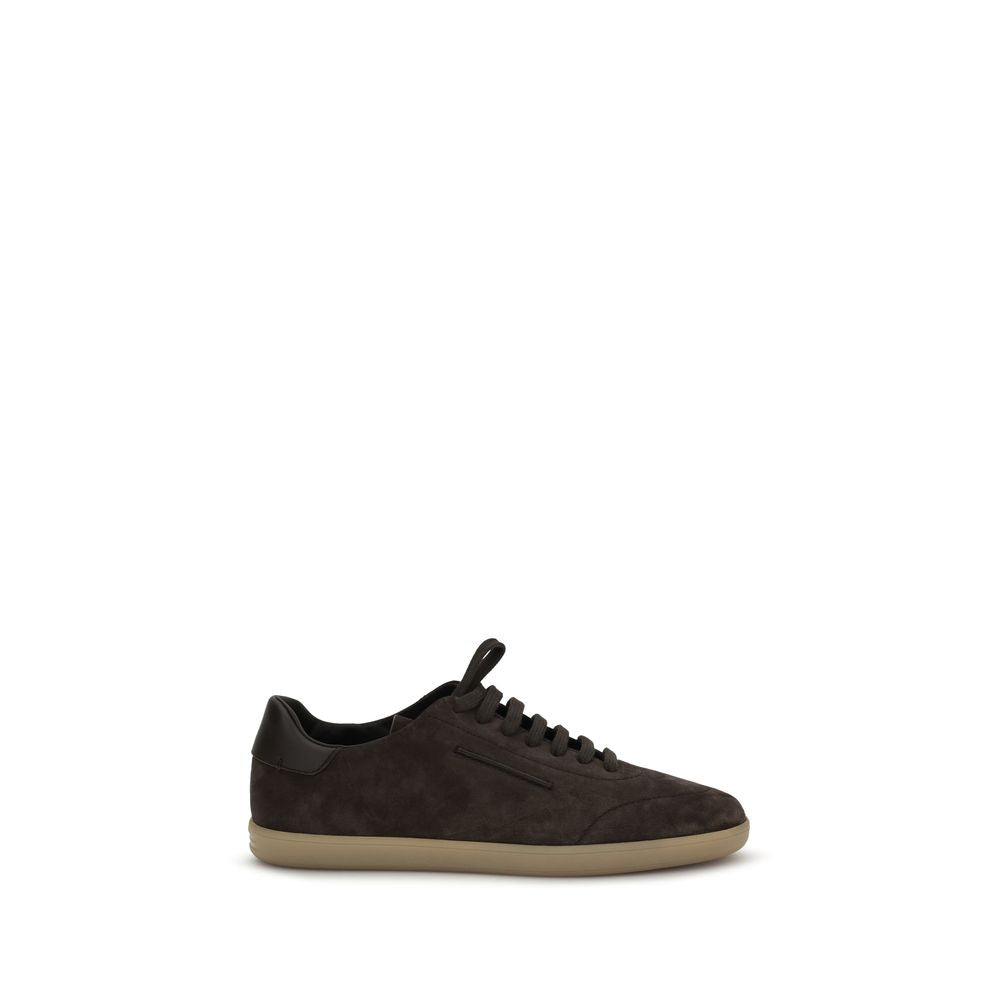 Brown Calf Leather Bos Taurus Low Top Sneakers
