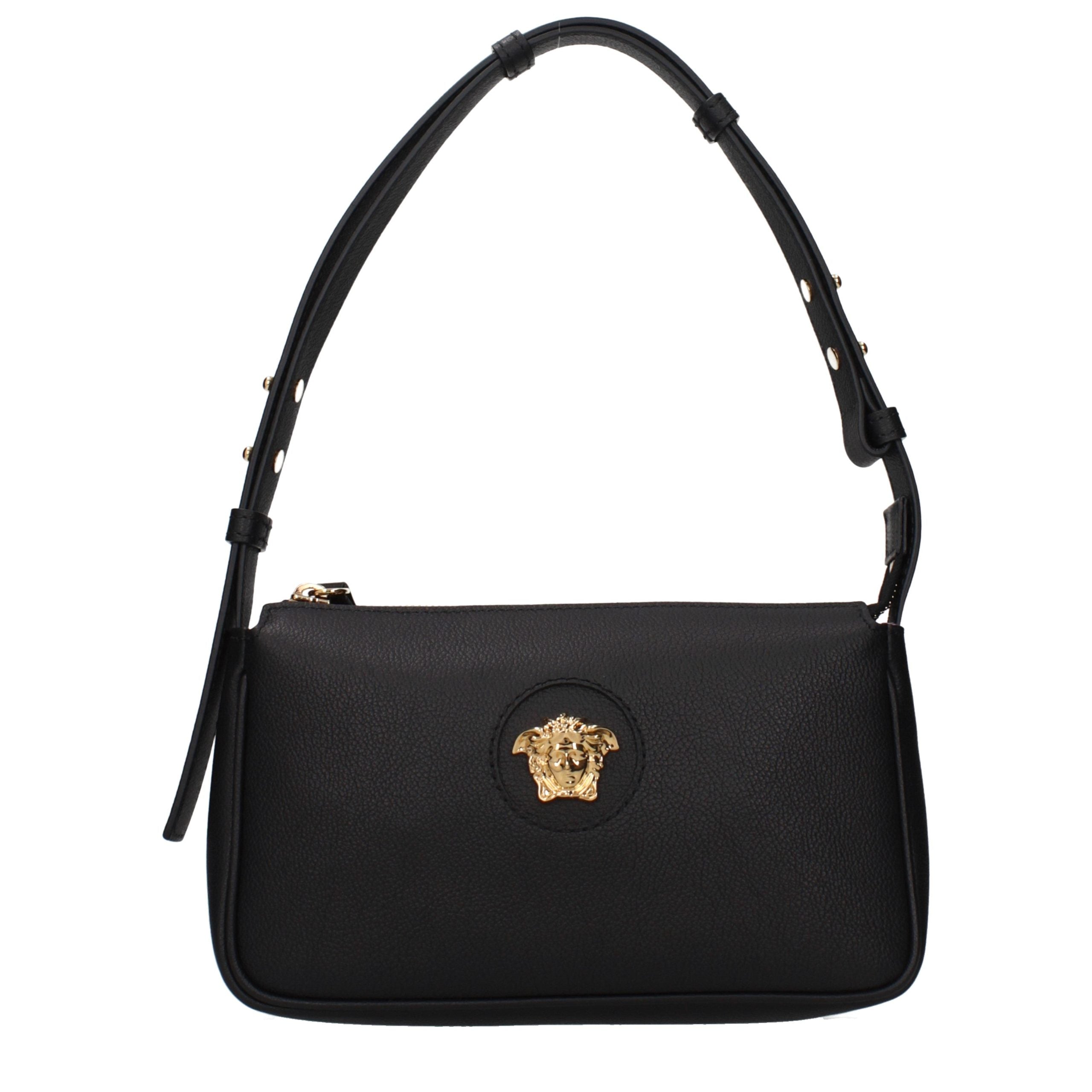 Black Leather Shoulder Bag