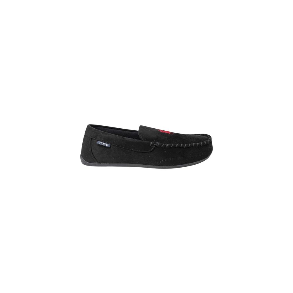Black Faux Fur Slippers