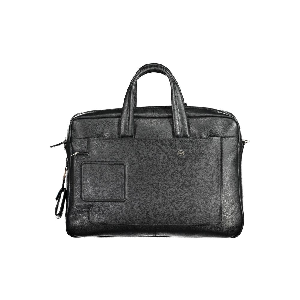 Nero Leather Men Briefcase