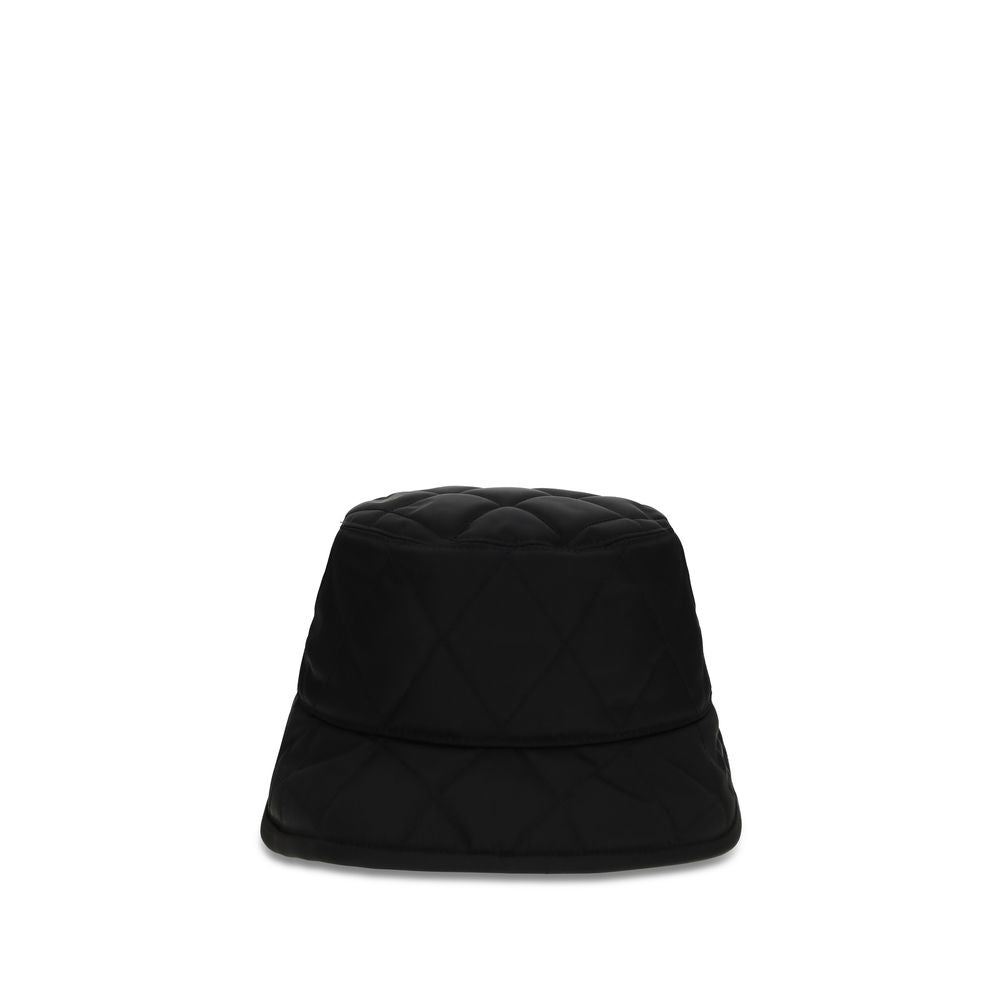 Černý klobouk typu bucket z polyamidu