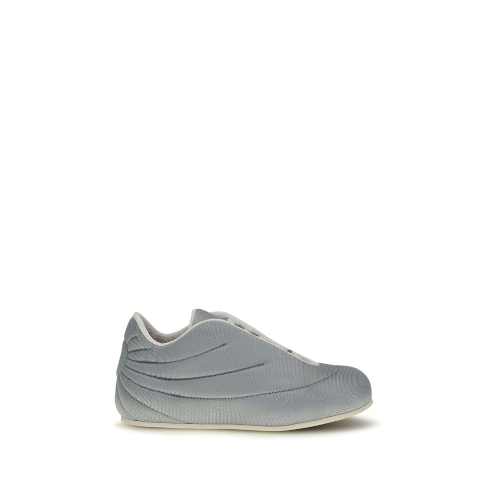 Gray Polyester Sneakers