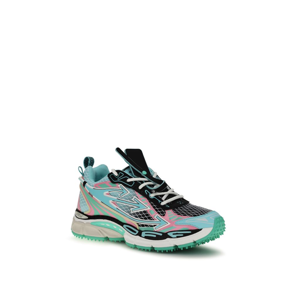 Multicolor Polyester Athletic Sneakers