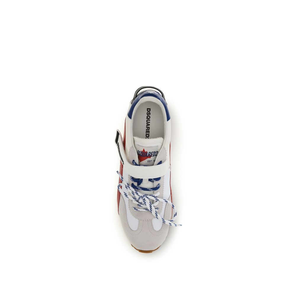 Multicolor Calf Leather Bos Taurus Sneakers