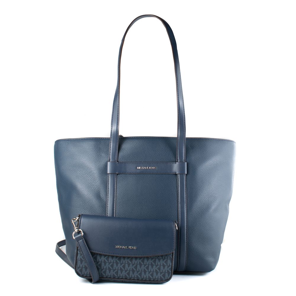 Blue Fur Handbag