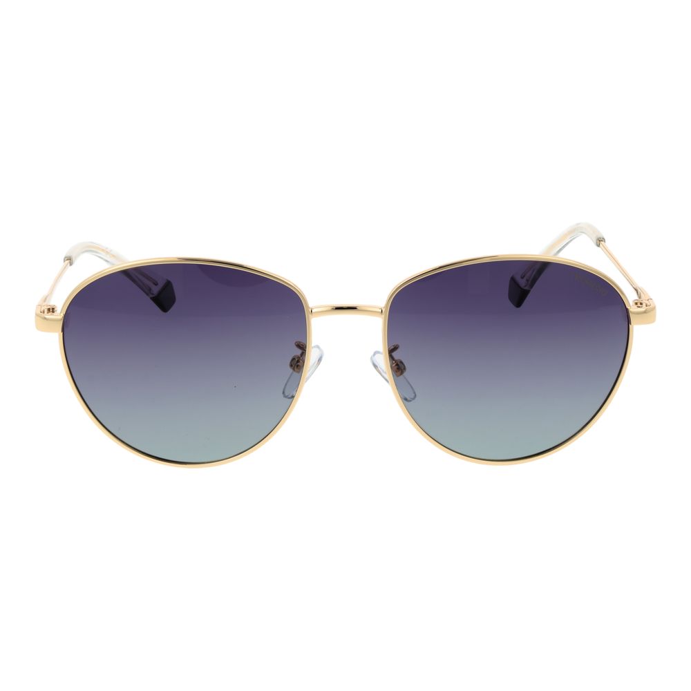 Gold Stainless Steel Sunglasses