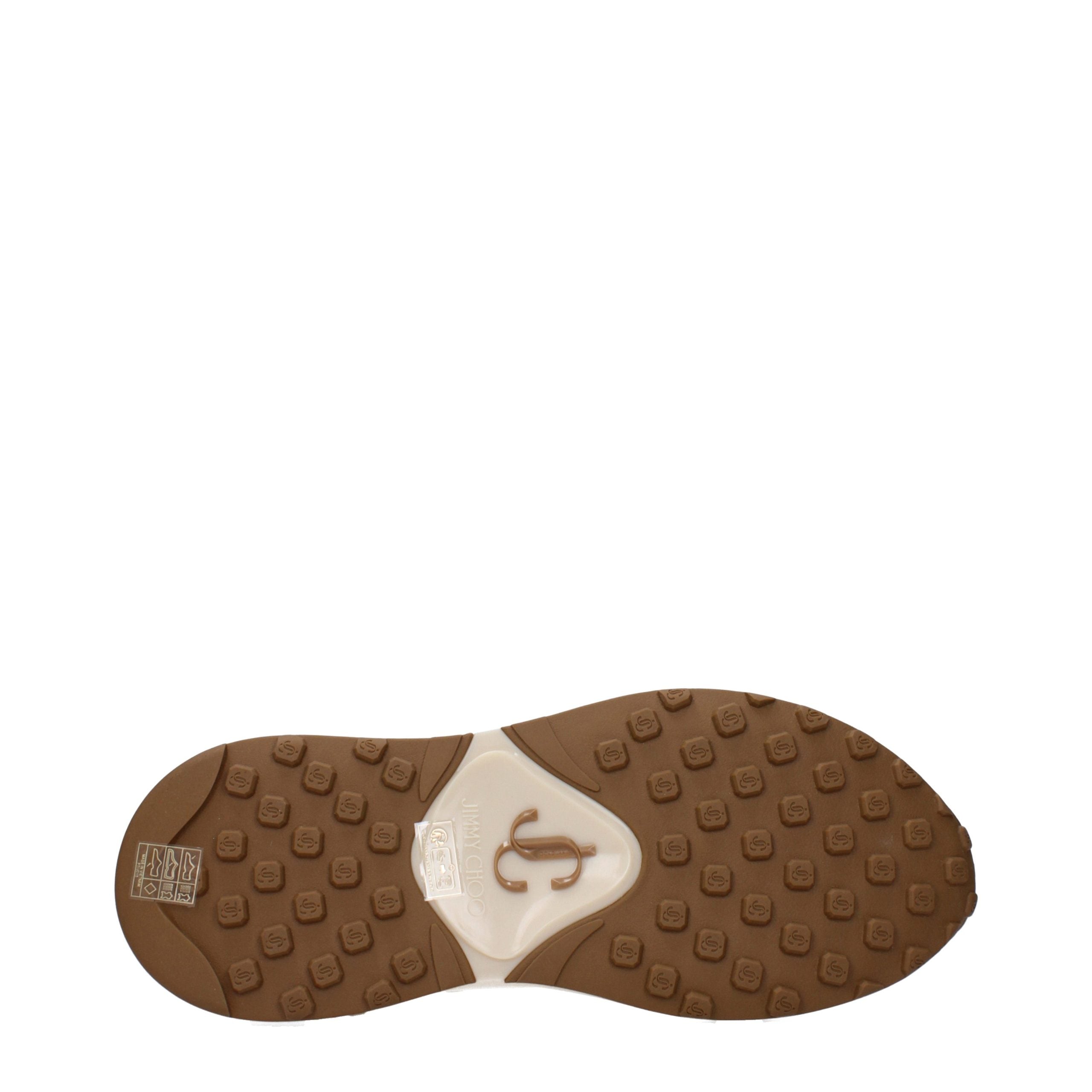 Beige Fabric Low Top Sneakers