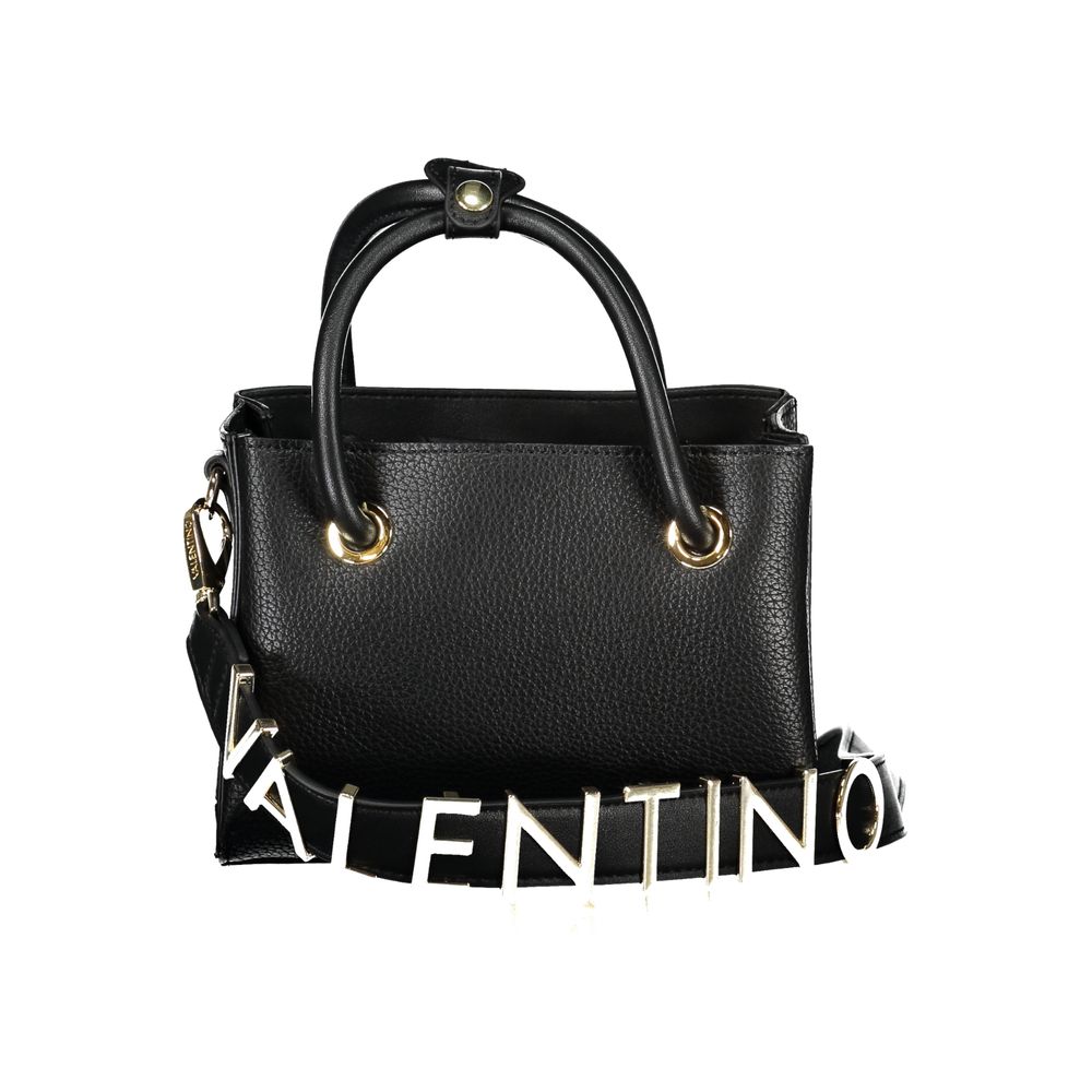 Nero Polyurethane Women Handbag