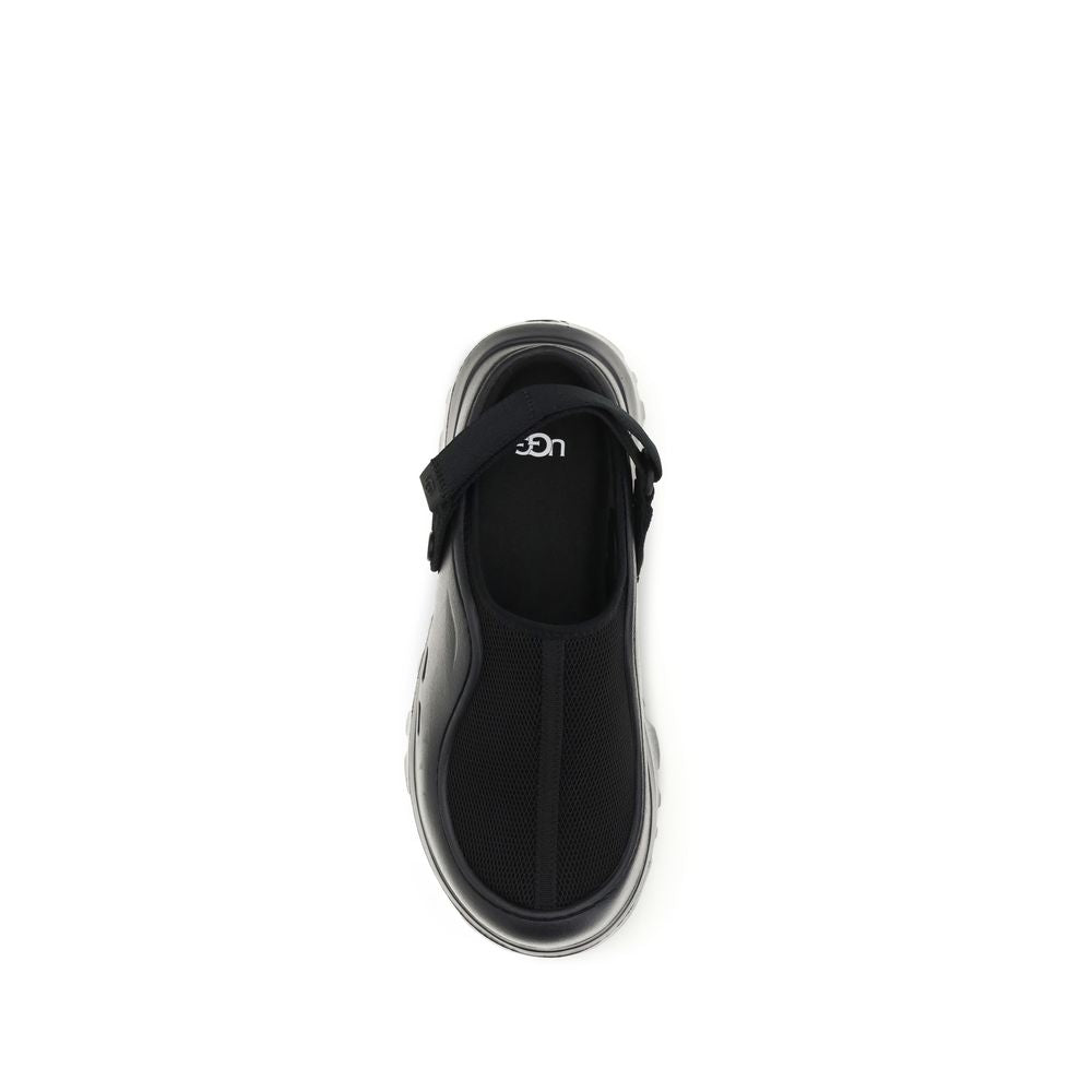 Black Fabric Clogs