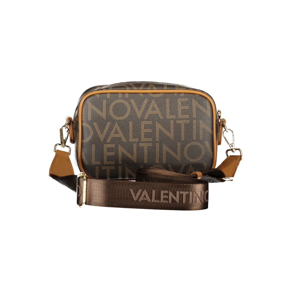 Brown Polyurethane Women's Bag