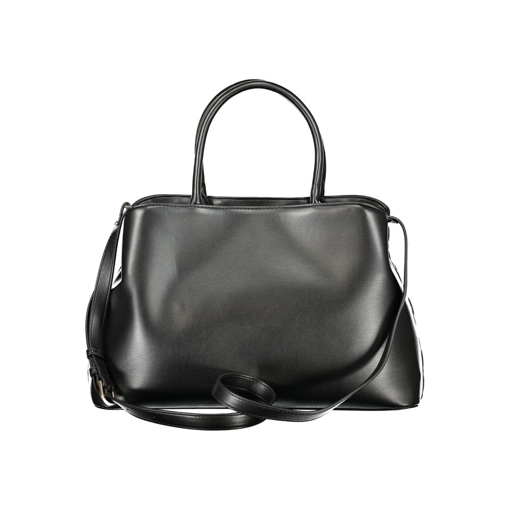 Black Polyurethane Women's Bag
