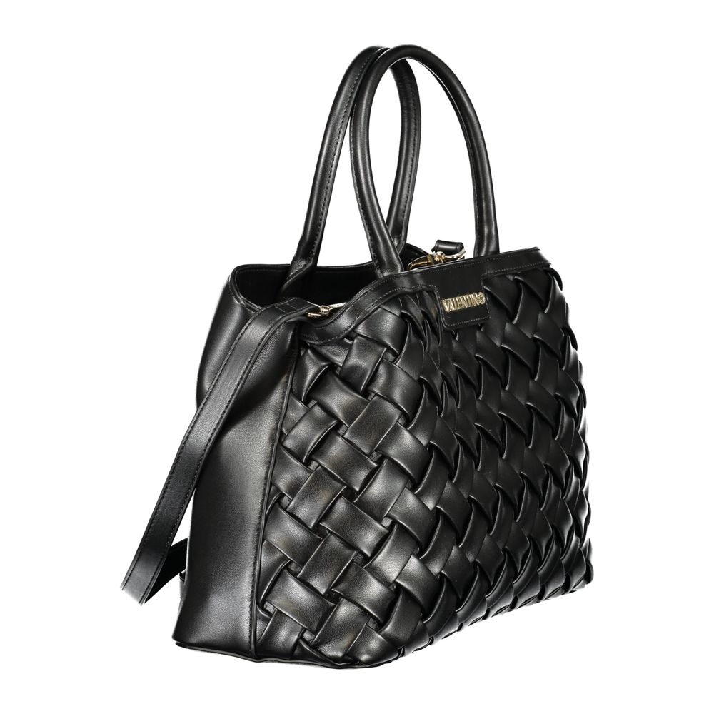 Black Polyurethane Women's Bag