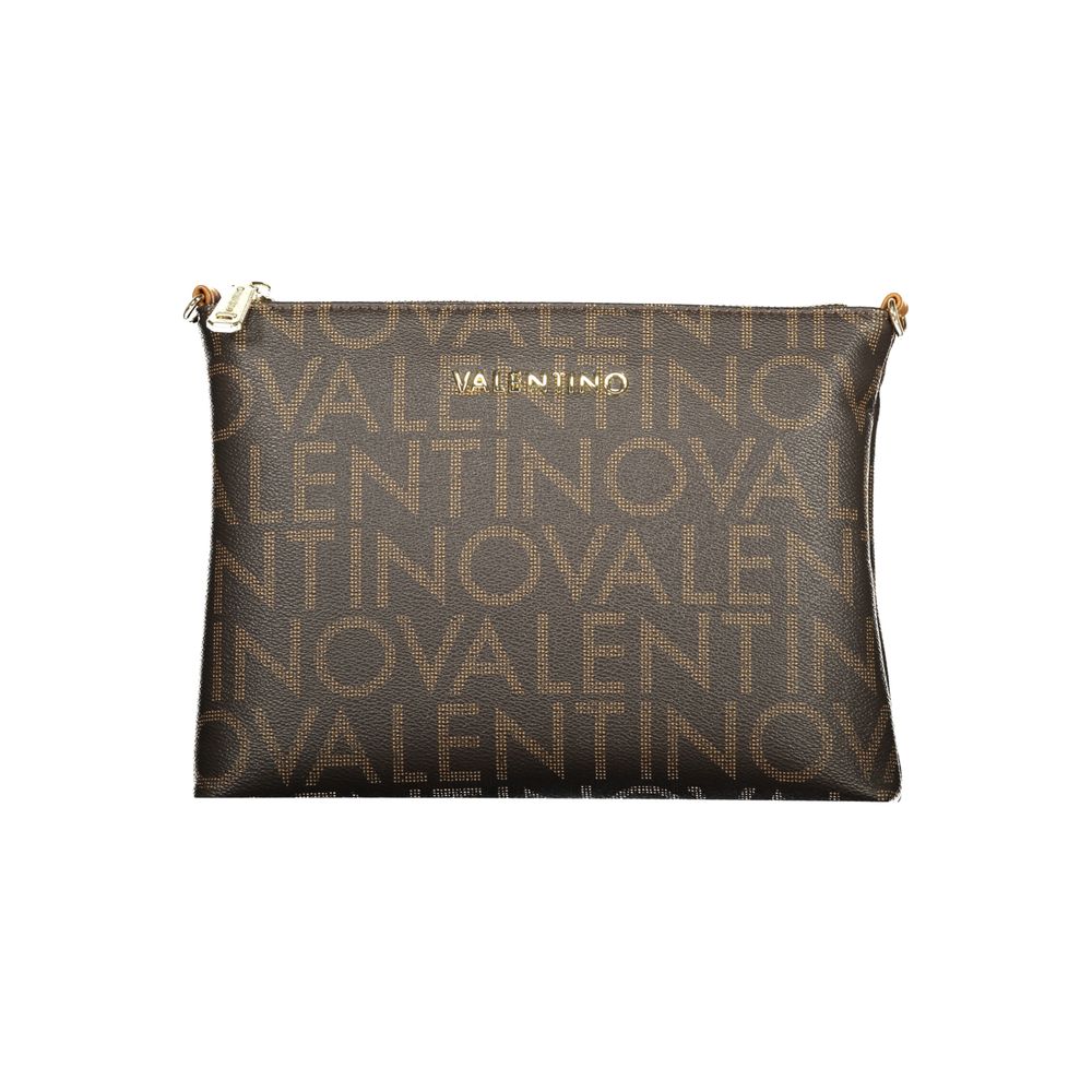 Brown Polyethylene Handbag - styloora.cz