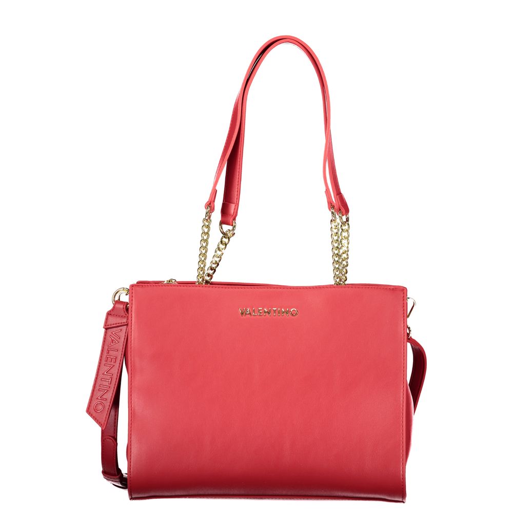 Red Polyethylene Handbag - styloora.cz