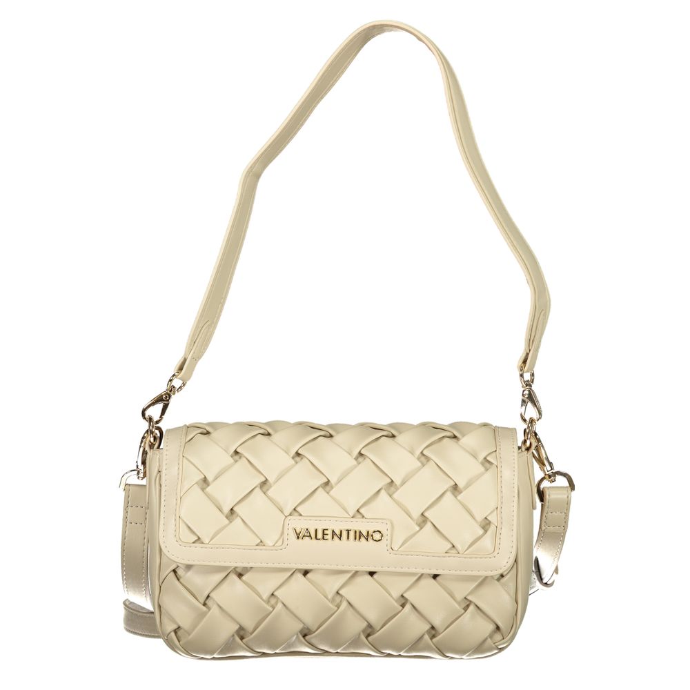 Beige Polyethylene Handbag - styloora.cz