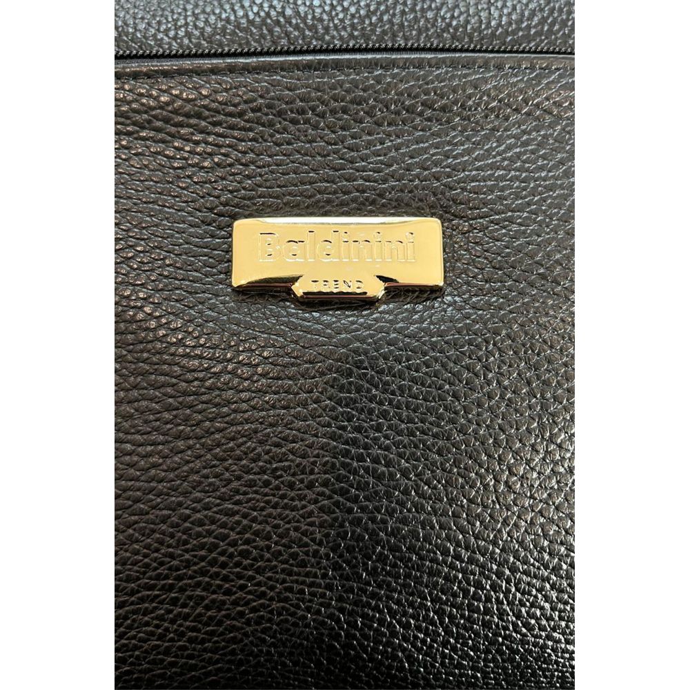Black Cowhide Crossbody Bag