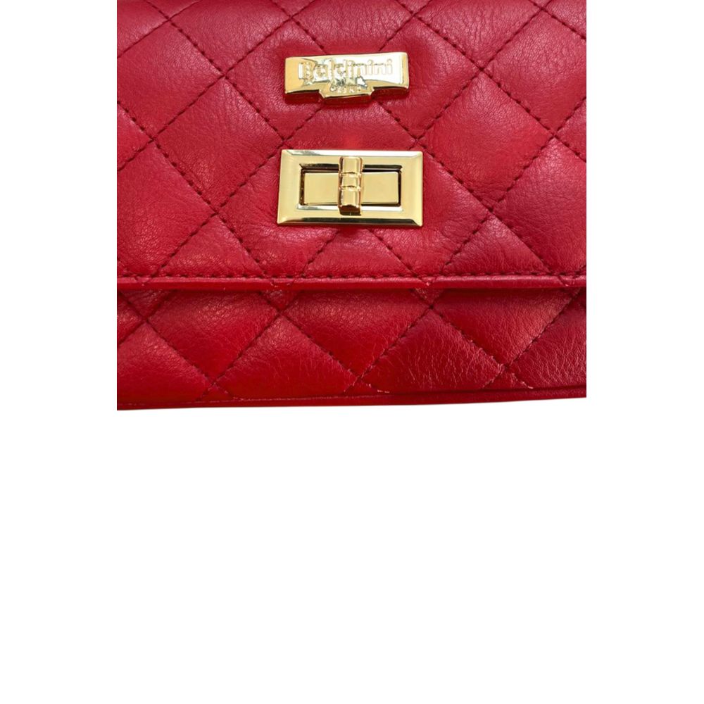 Vícebarevná crossbody kabelka z hovězí kůže
