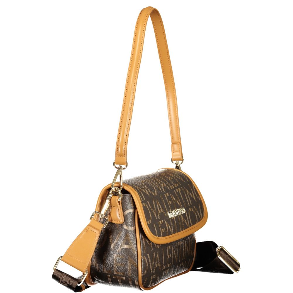 Brown Polyurethane Donna Bag