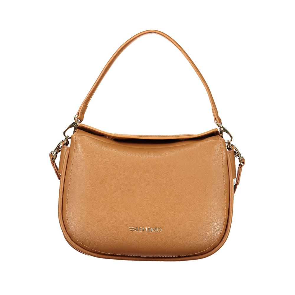 Brown Polyurethane Women's Bag