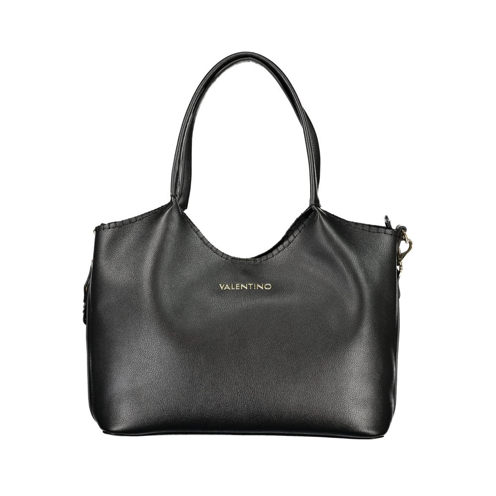 Black Polyurethane Women's Bag